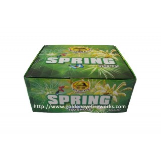 Kembang Api Spring Cake 0.8 inch 100 Shots Mix - GE08100F